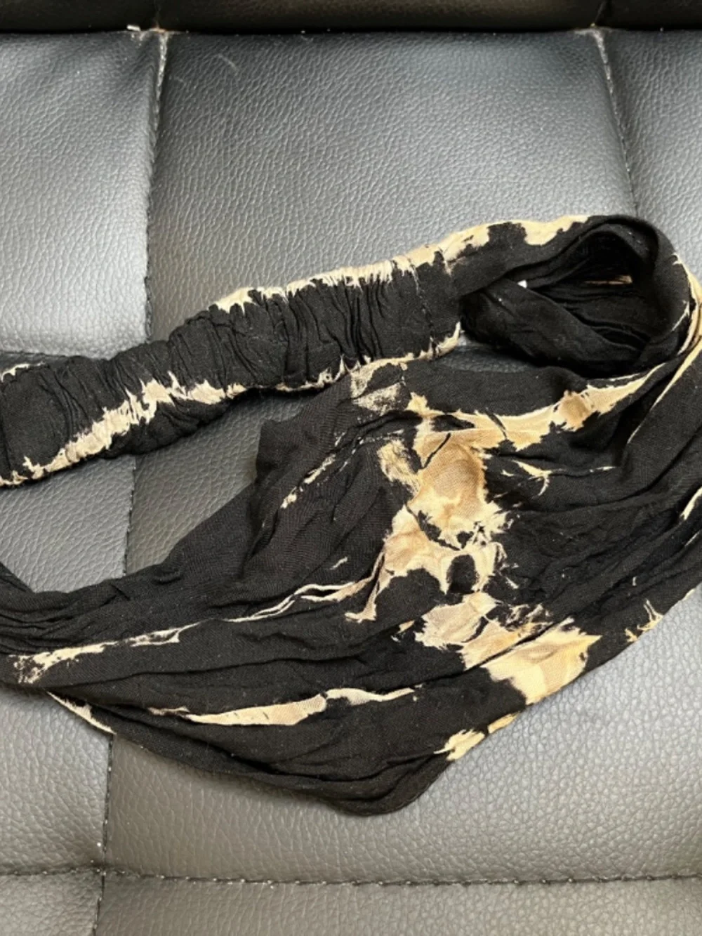 Black & Gold Cloth Headband